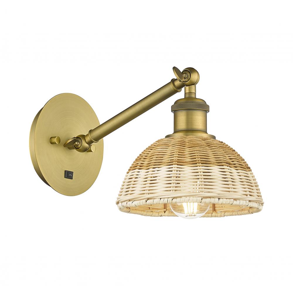 Bristol Natural II - 1 Light - 8 inch - Brushed Brass - Sconce