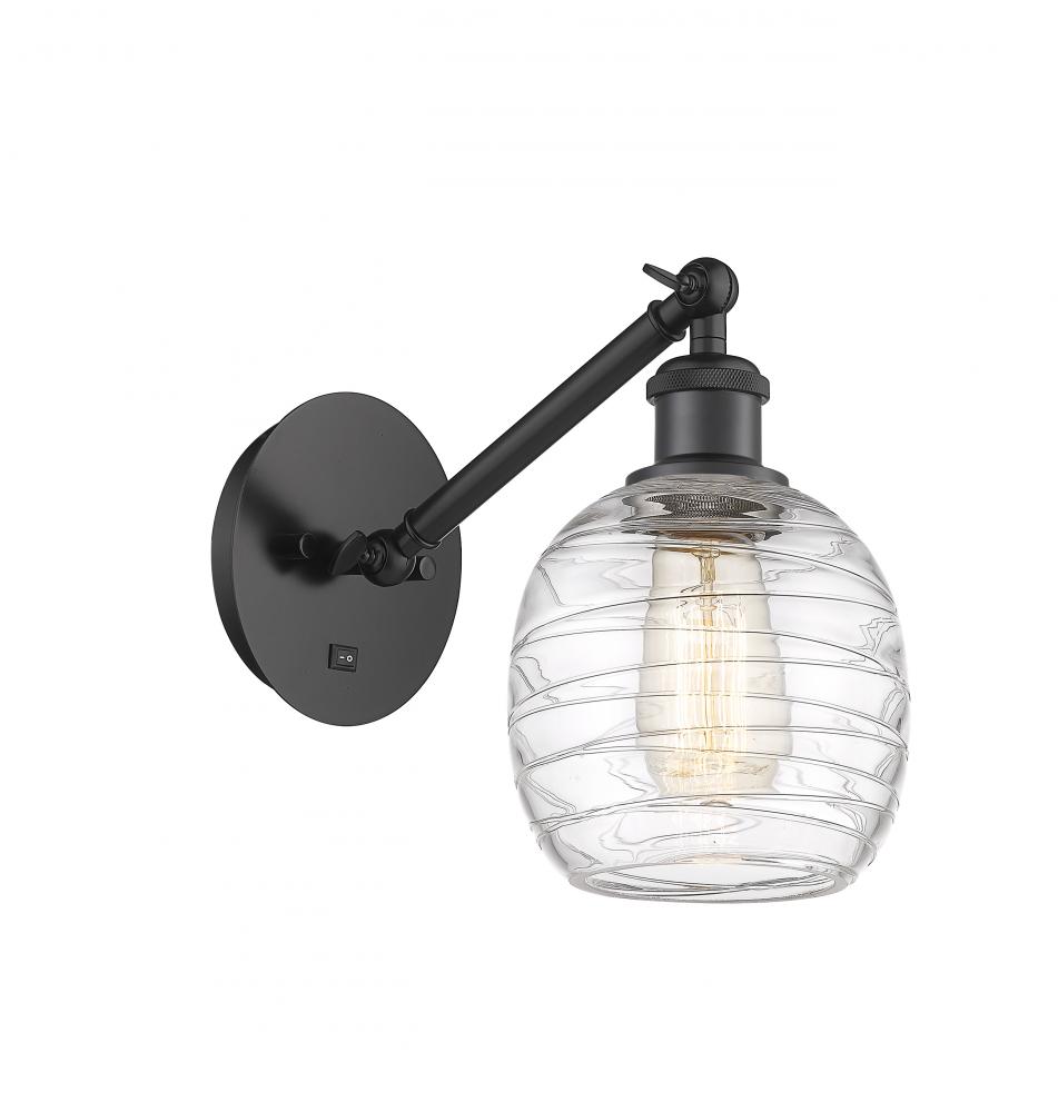 Belfast - 1 Light - 6 inch - Matte Black - Adjustable Sconce