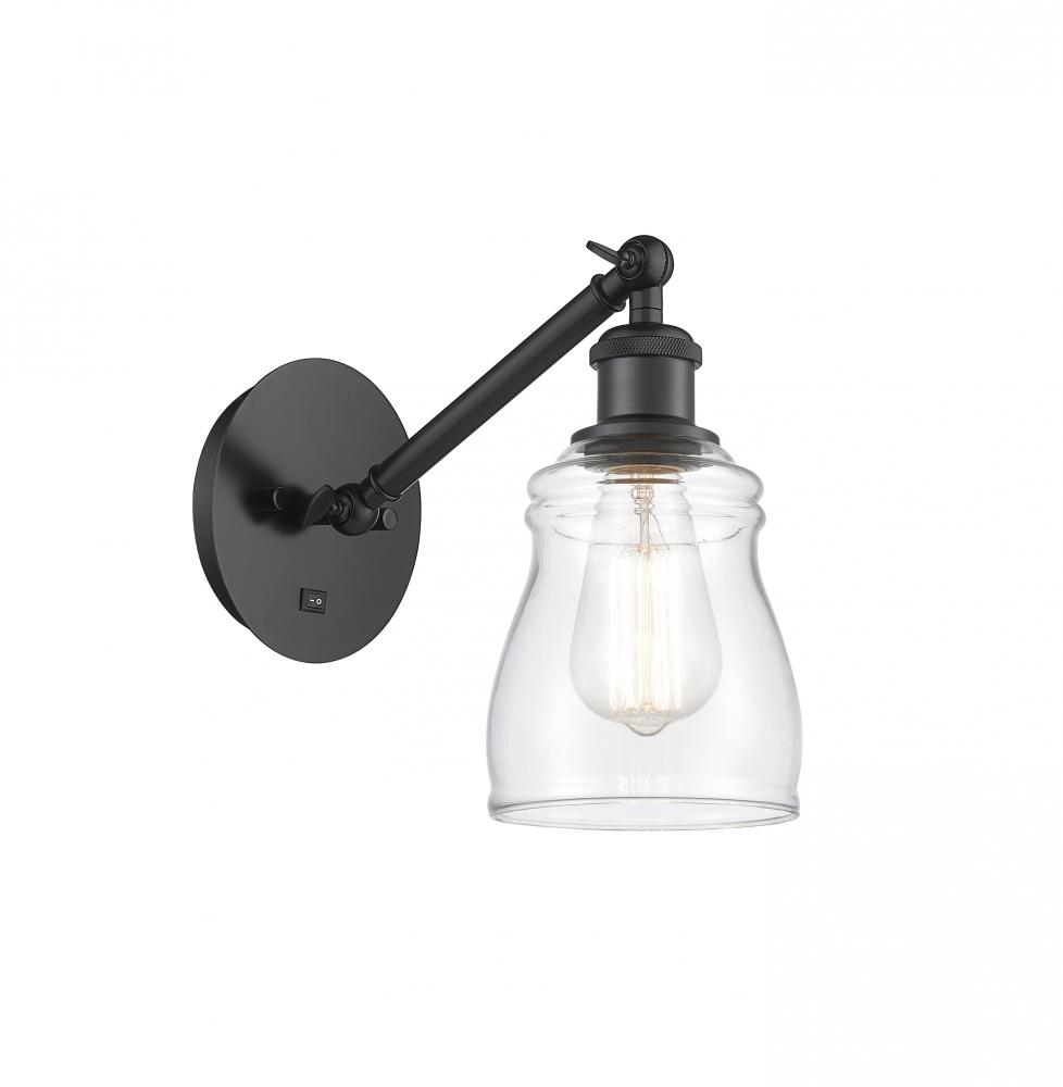 Ellery - 1 Light - 5 inch - Matte Black - Adjustable Sconce
