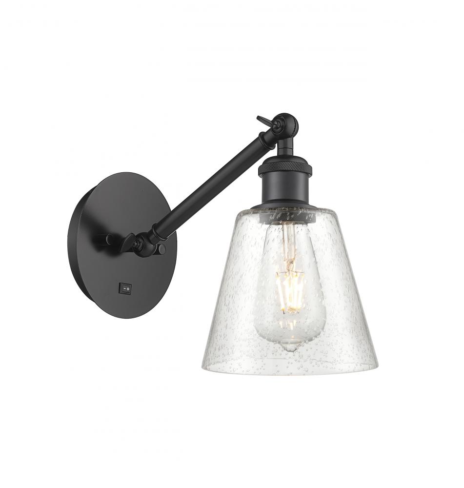 Caton - 1 Light - 5 inch - Matte Black - Adjustable Sconce