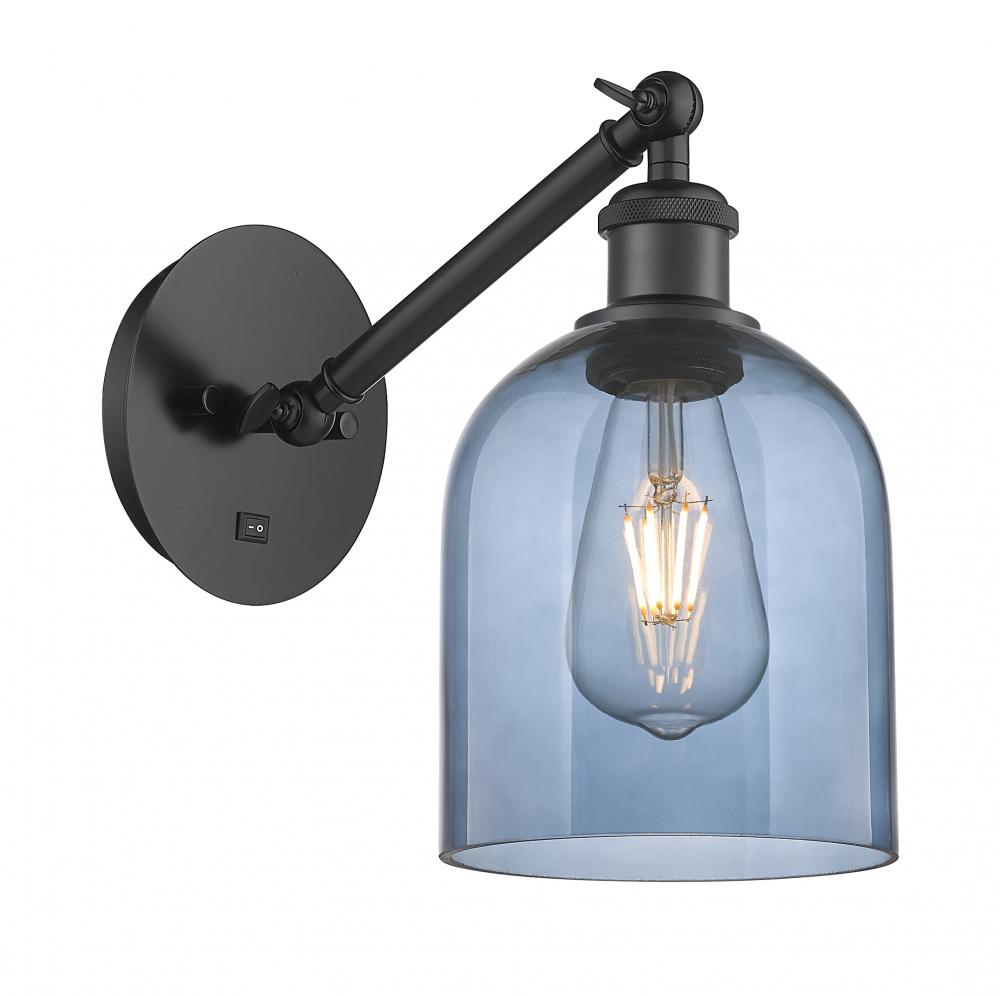 Bella - 1 Light - 6 inch - Matte Black - Adjustable Sconce