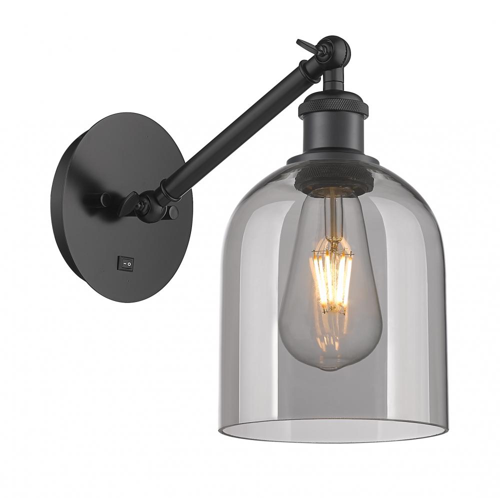 Bella - 1 Light - 6 inch - Matte Black - Adjustable Sconce