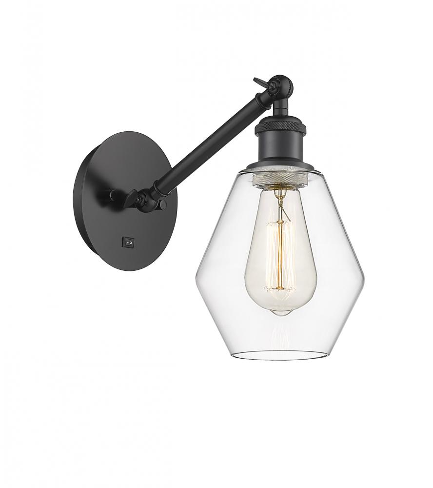 Cindyrella - 1 Light - 6 inch - Matte Black - Adjustable Sconce