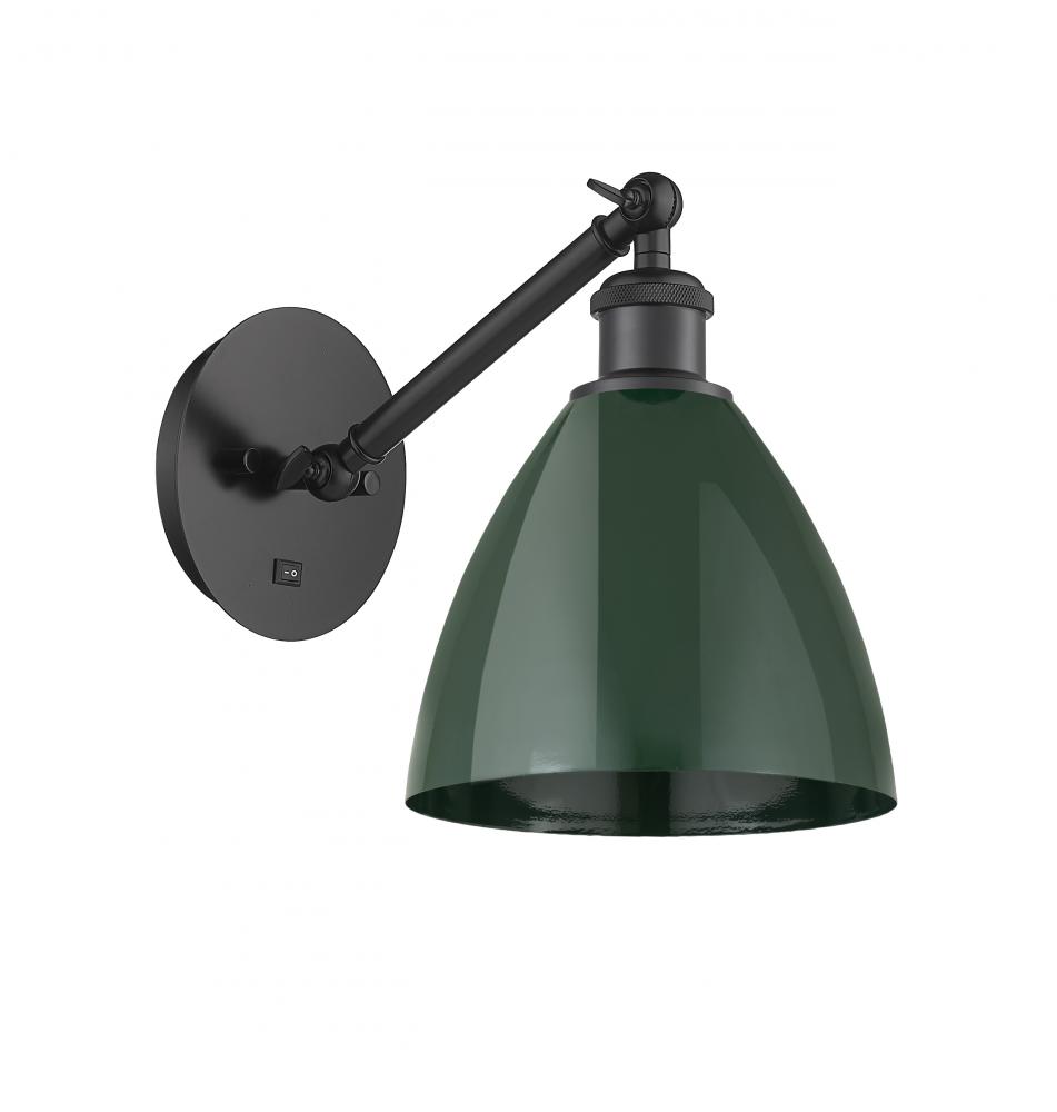 Plymouth - 1 Light - 8 inch - Matte Black - Adjustable Sconce