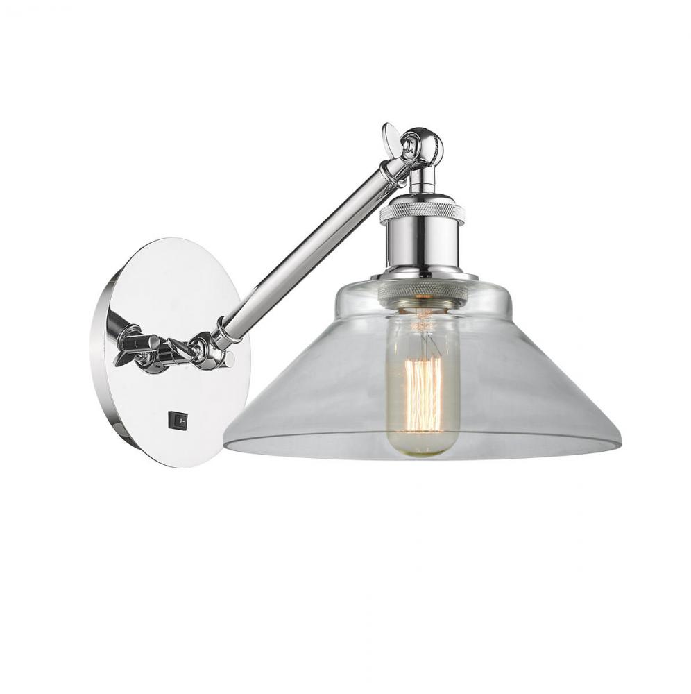 Orwell - 1 Light - 8 inch - Polished Chrome - Adjustable Sconce