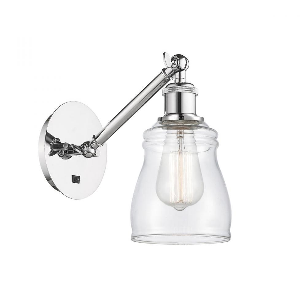 Ellery - 1 Light - 5 inch - Polished Chrome - Adjustable Sconce