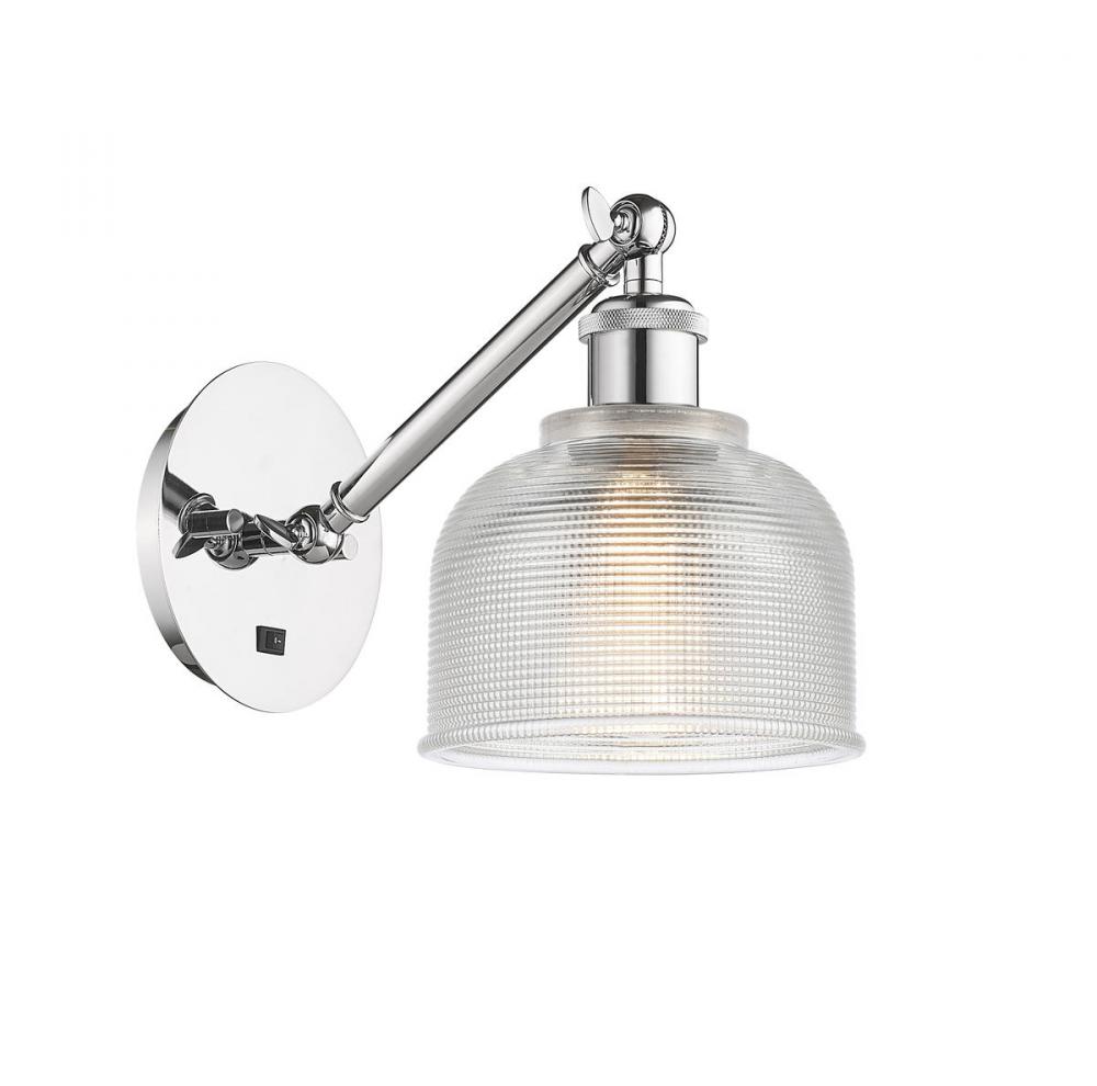 Dayton - 1 Light - 6 inch - Polished Chrome - Adjustable Sconce