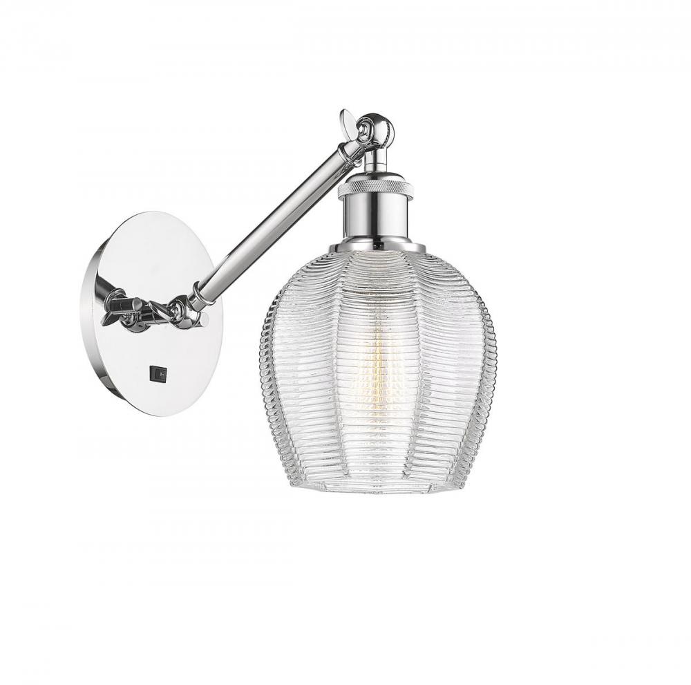 Norfolk - 1 Light - 6 inch - Polished Chrome - Adjustable Sconce