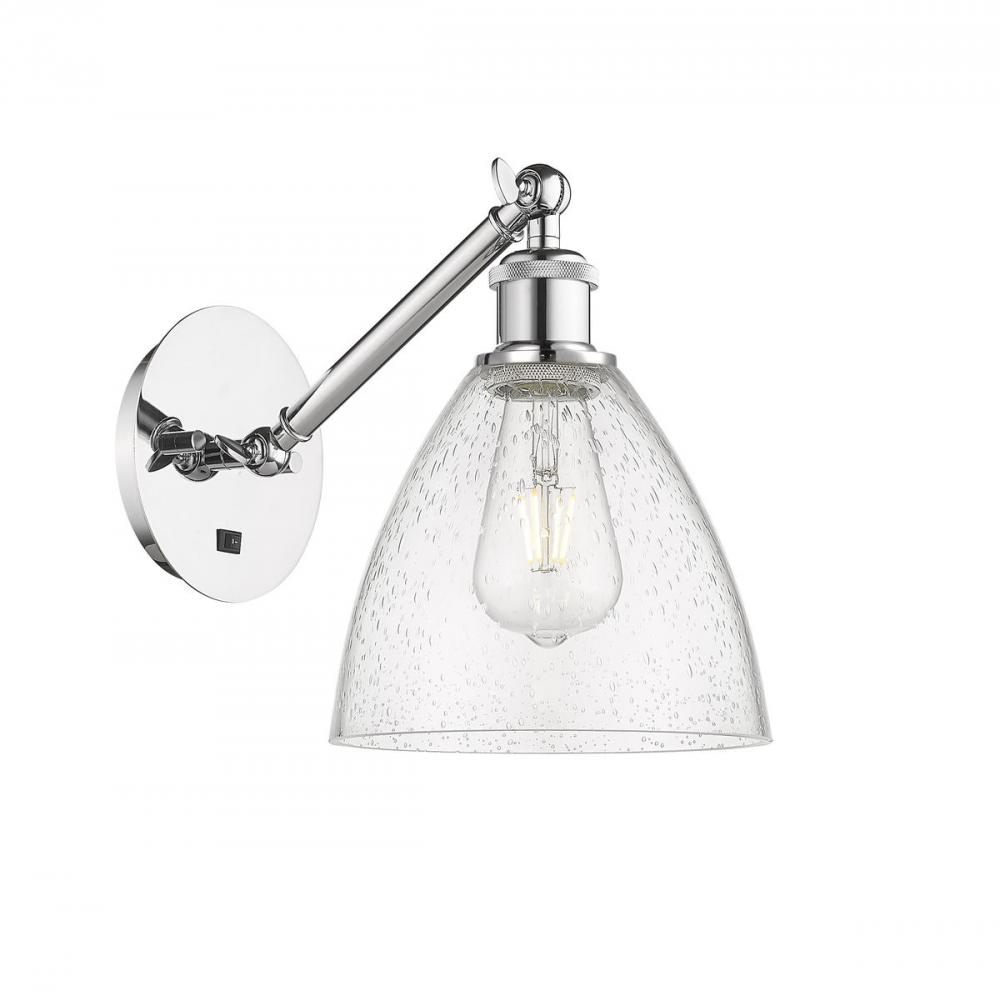 Bristol - 1 Light - 8 inch - Polished Chrome - Adjustable Sconce