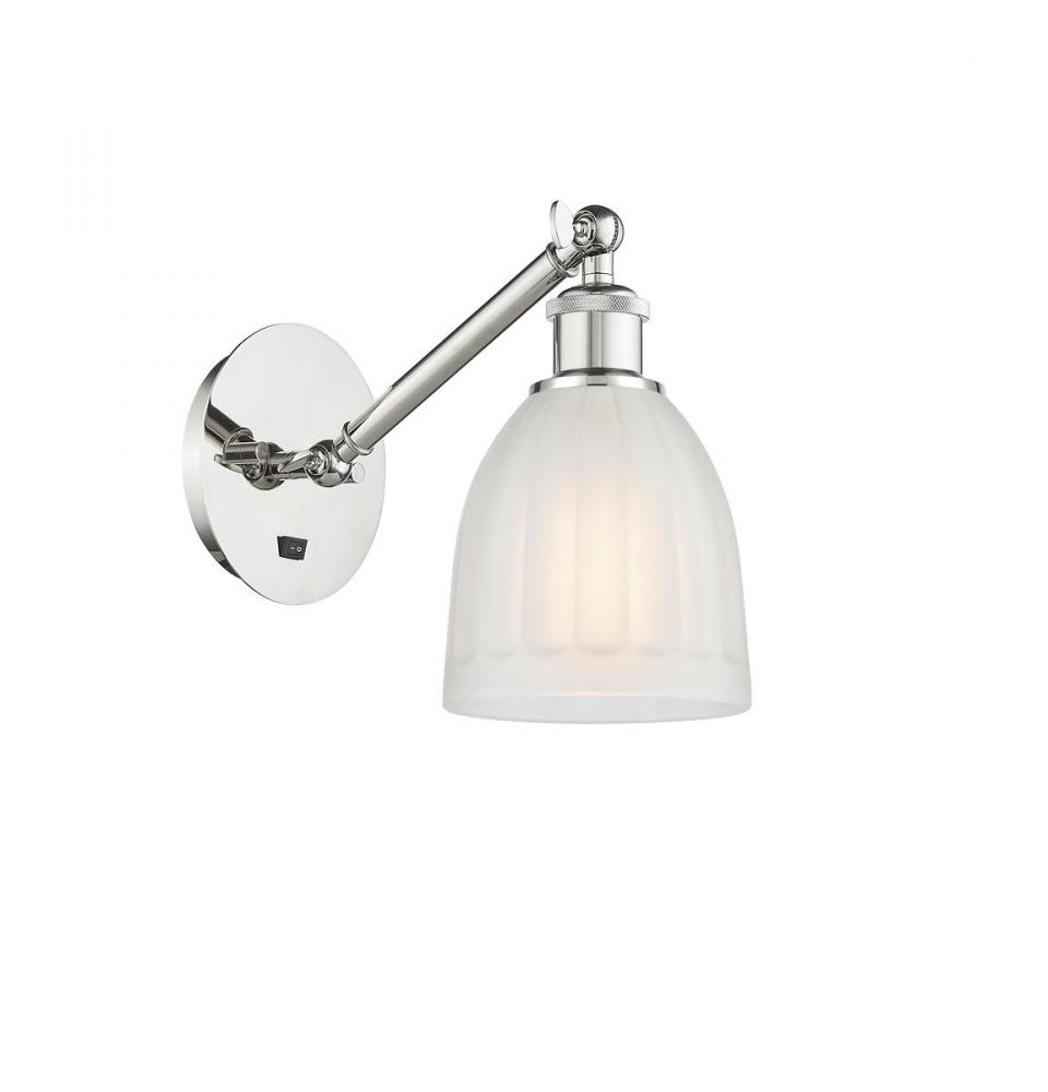 Brookfield - 1 Light - 6 inch - Polished Nickel - Adjustable Sconce