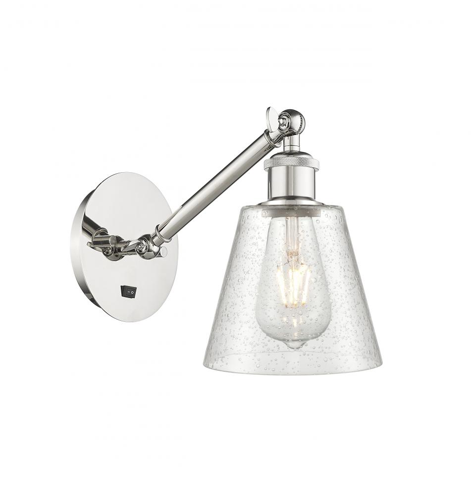 Caton - 1 Light - 5 inch - Polished Nickel - Adjustable Sconce