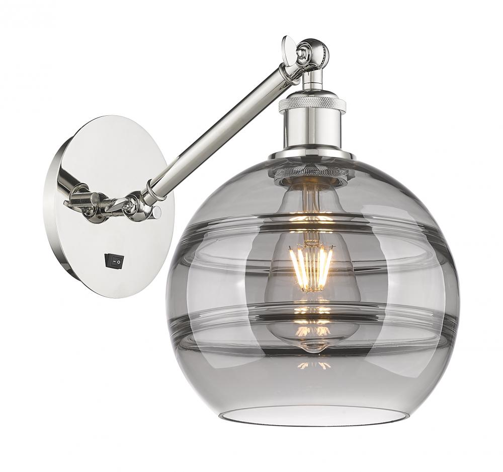 Rochester - 1 Light - 8 inch - Polished Nickel - Adjustable Sconce