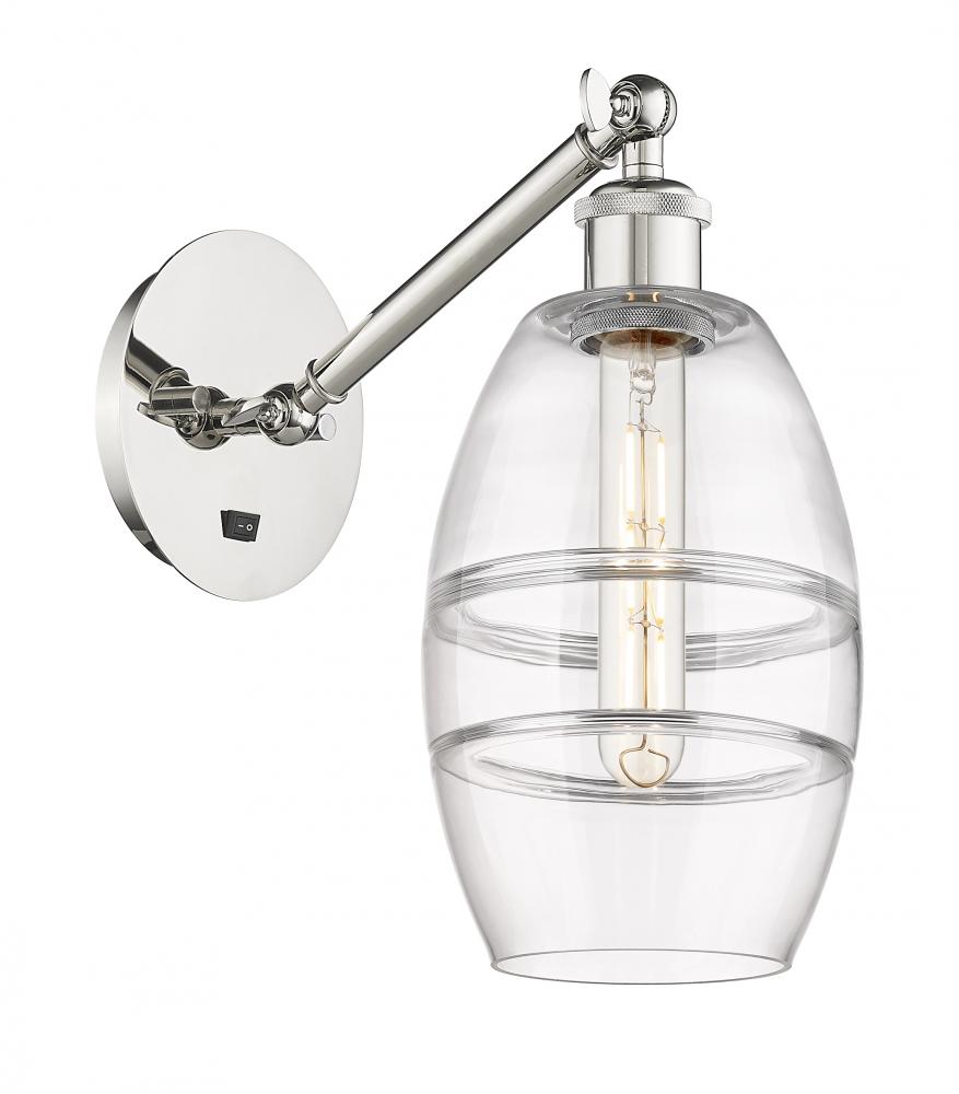 Vaz - 1 Light - 6 inch - Polished Nickel - Adjustable Sconce