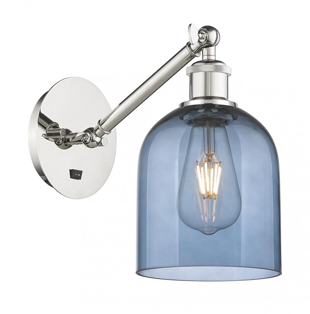 Bella - 1 Light - 6 inch - Polished Nickel - Adjustable Sconce