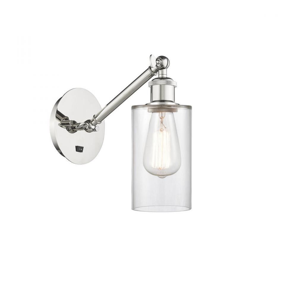Clymer - 1 Light - 4 inch - Polished Nickel - Adjustable Sconce