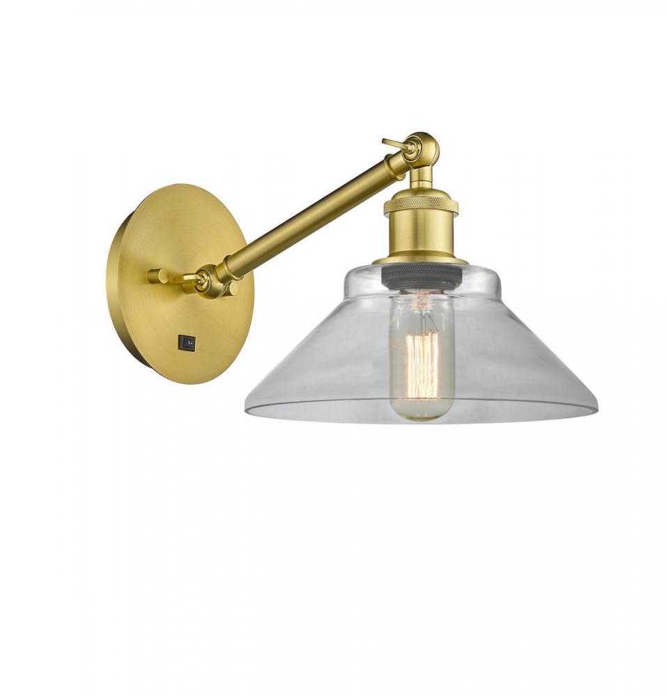 Orwell - 1 Light - 8 inch - Satin Gold - Adjustable Sconce