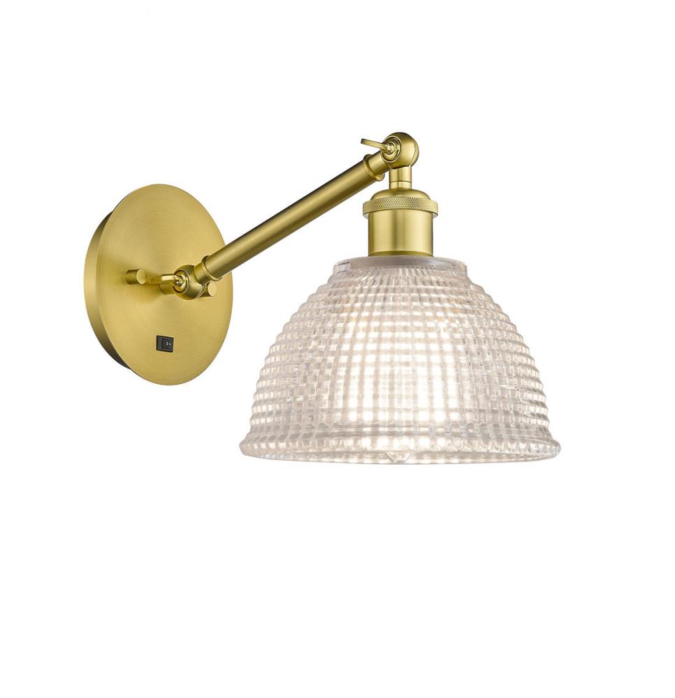 Arietta - 1 Light - 8 inch - Satin Gold - Adjustable Sconce