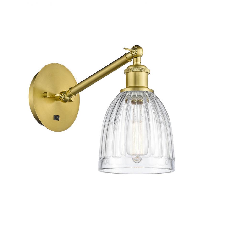 Brookfield - 1 Light - 6 inch - Satin Gold - Adjustable Sconce
