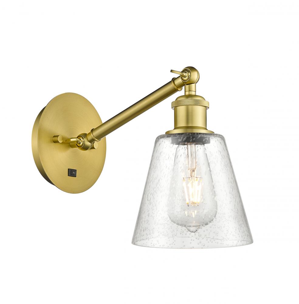 Caton - 1 Light - 5 inch - Satin Gold - Adjustable Sconce