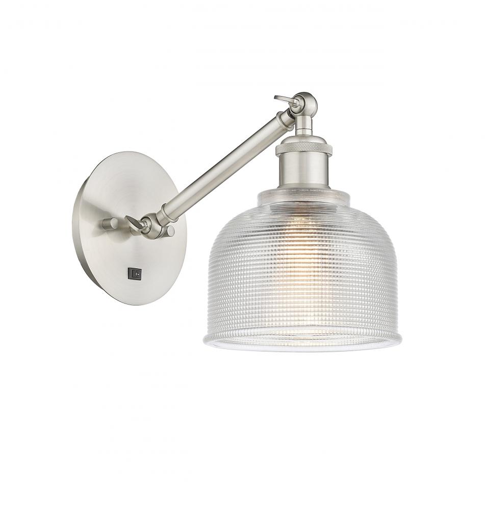 Dayton - 1 Light - 6 inch - Brushed Satin Nickel - Adjustable Sconce