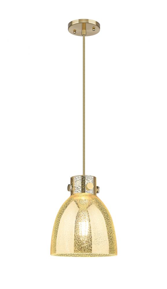 Newton Bell - 1 Light - 8 inch - Chanpagne Bronze - Cord hung - Pendant