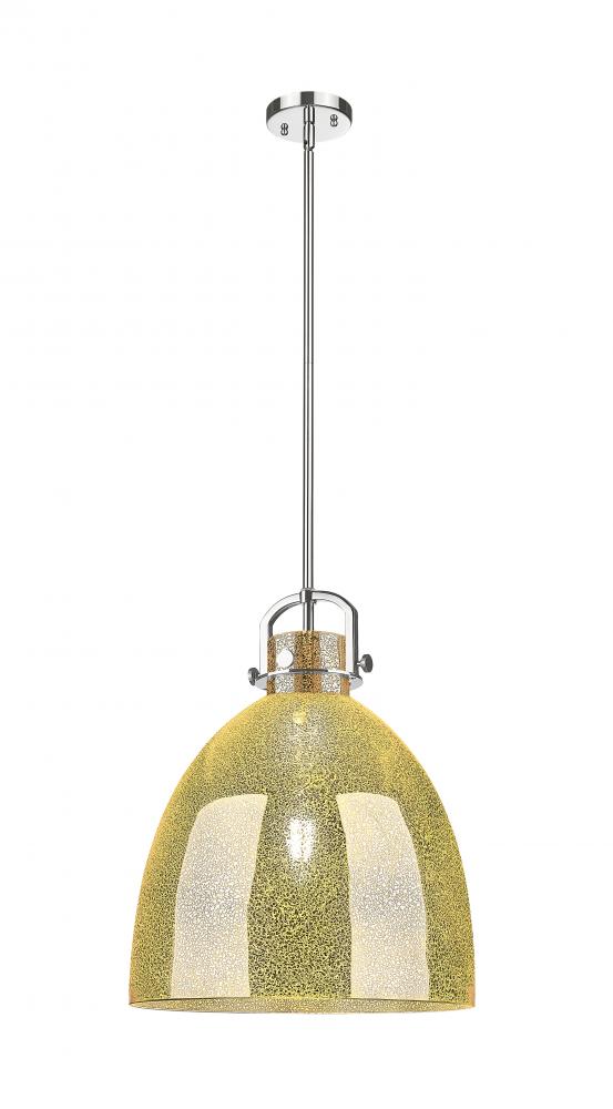 Newton Bell - 1 Light - 16 inch - Polished Nickel - Pendant