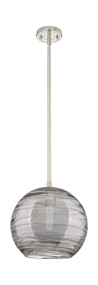Crown Point - 1 Light - 10 inch - Polished Nickel - Pendant