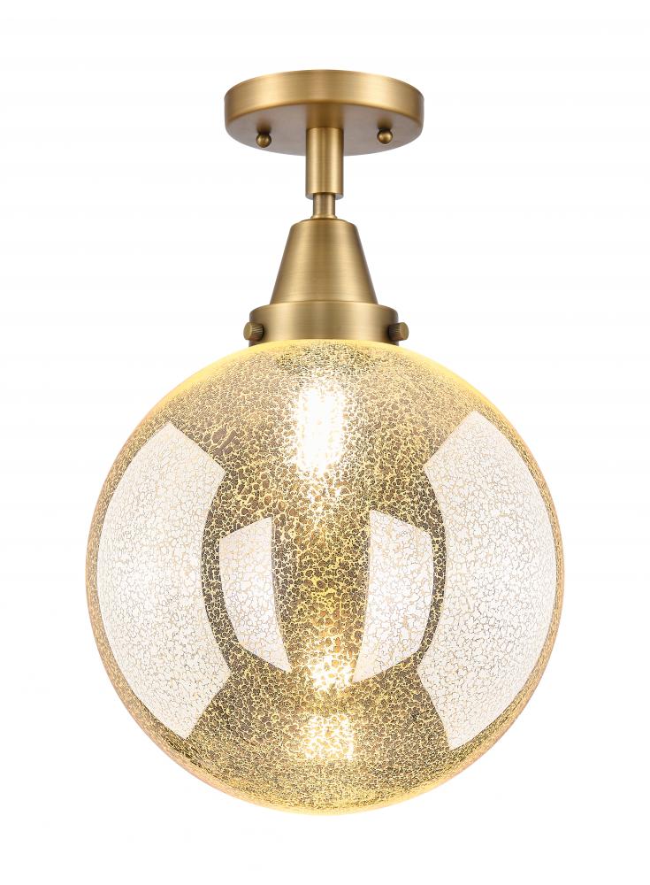 Beacon - 1 Light - 10 inch - Brushed Brass - Flush Mount