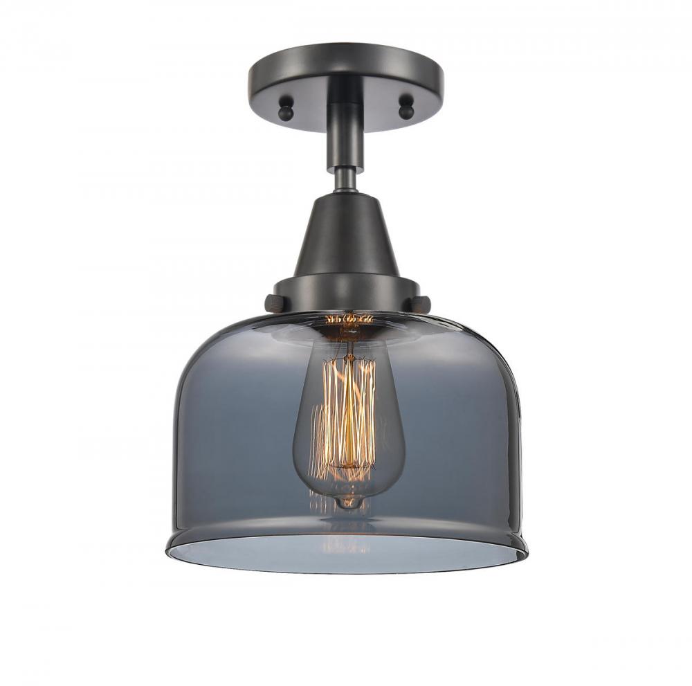 Bell - 1 Light - 8 inch - Matte Black - Flush Mount