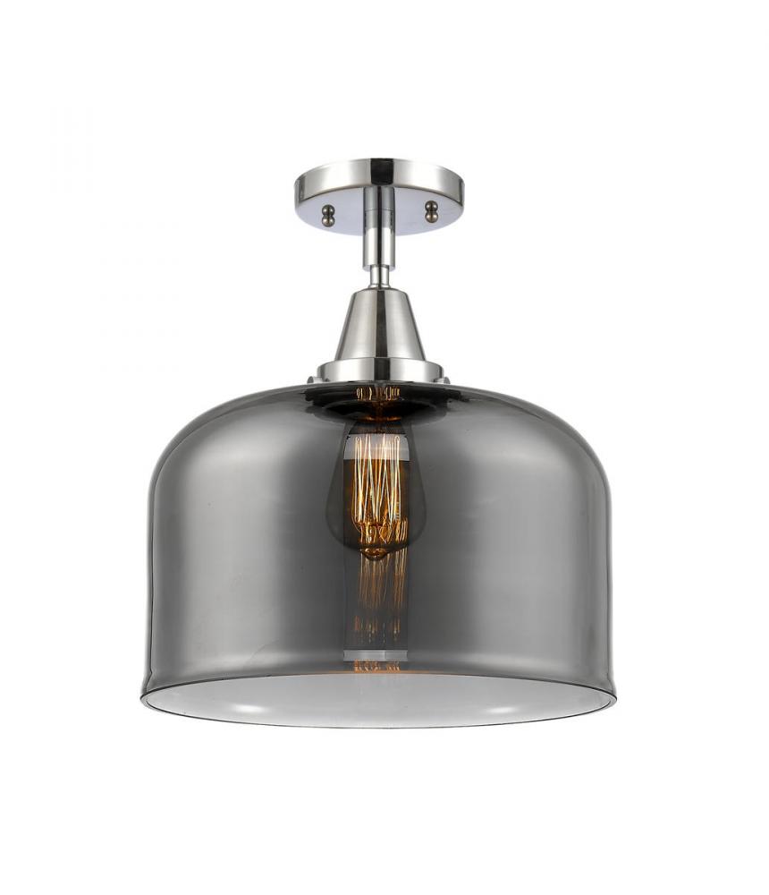 Bell - 1 Light - 12 inch - Polished Chrome - Flush Mount
