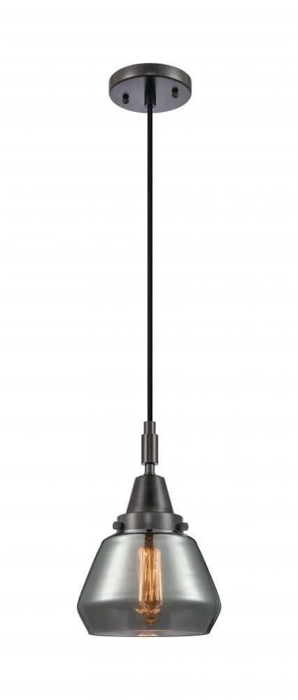Fulton - 1 Light - 7 inch - Matte Black - Mini Pendant