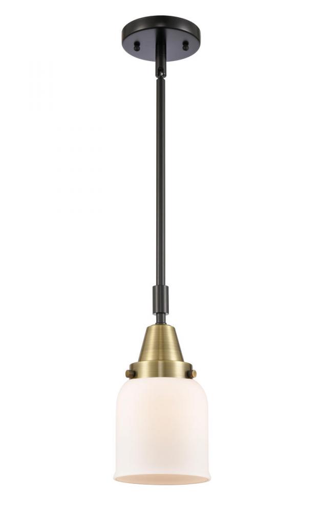 Bell - 1 Light - 5 inch - Black Antique Brass - Mini Pendant