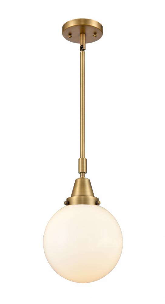 Beacon - 1 Light - 8 inch - Brushed Brass - Mini Pendant