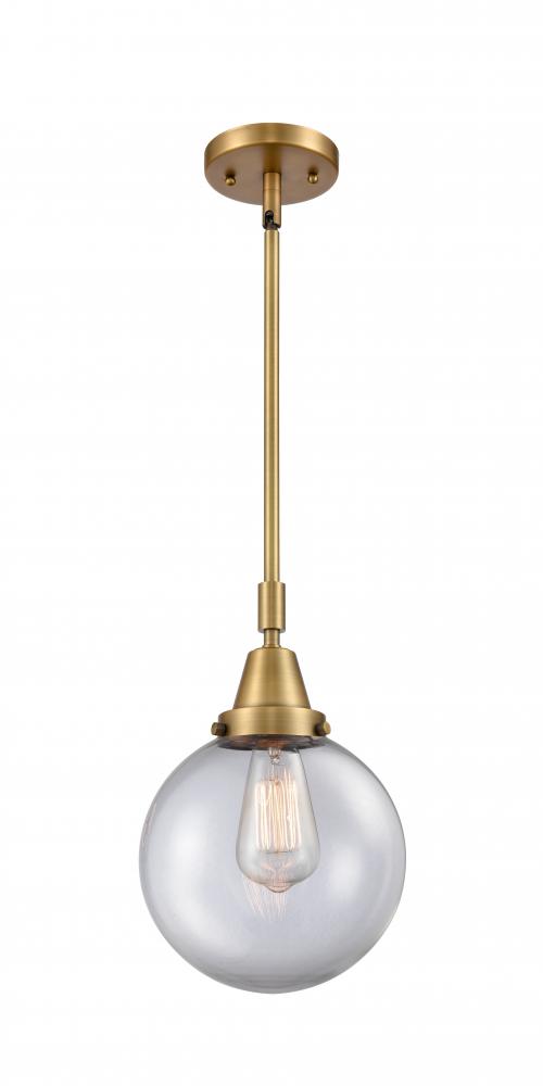 Beacon - 1 Light - 8 inch - Brushed Brass - Mini Pendant
