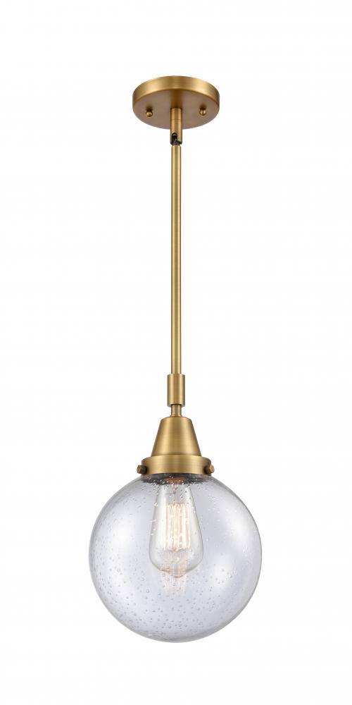 Beacon - 1 Light - 8 inch - Brushed Brass - Mini Pendant