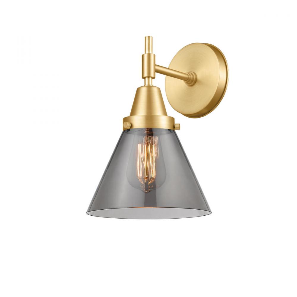Cone - 1 Light - 8 inch - Satin Gold - Sconce