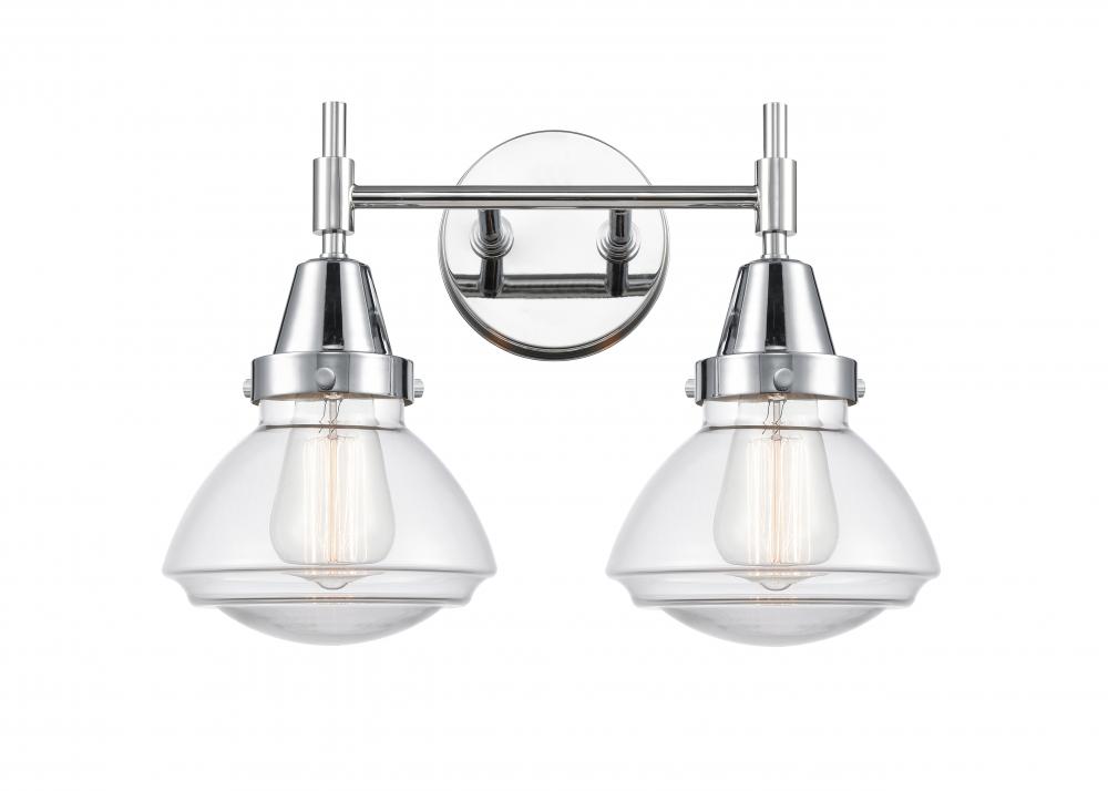 Olean - 2 Light - 16 inch - Polished Chrome - Bath Vanity Light