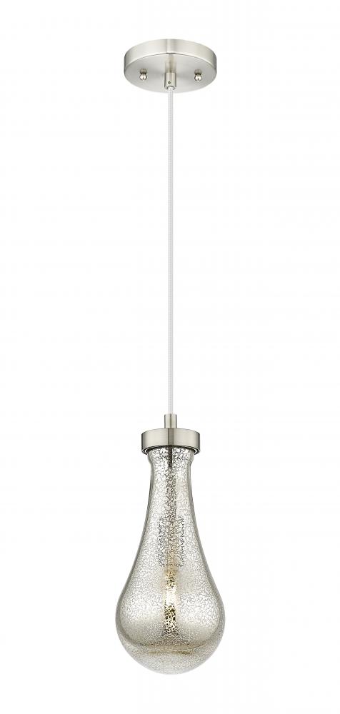 Owego - 1 Light - 5 inch - Satin Nickel - Pendant