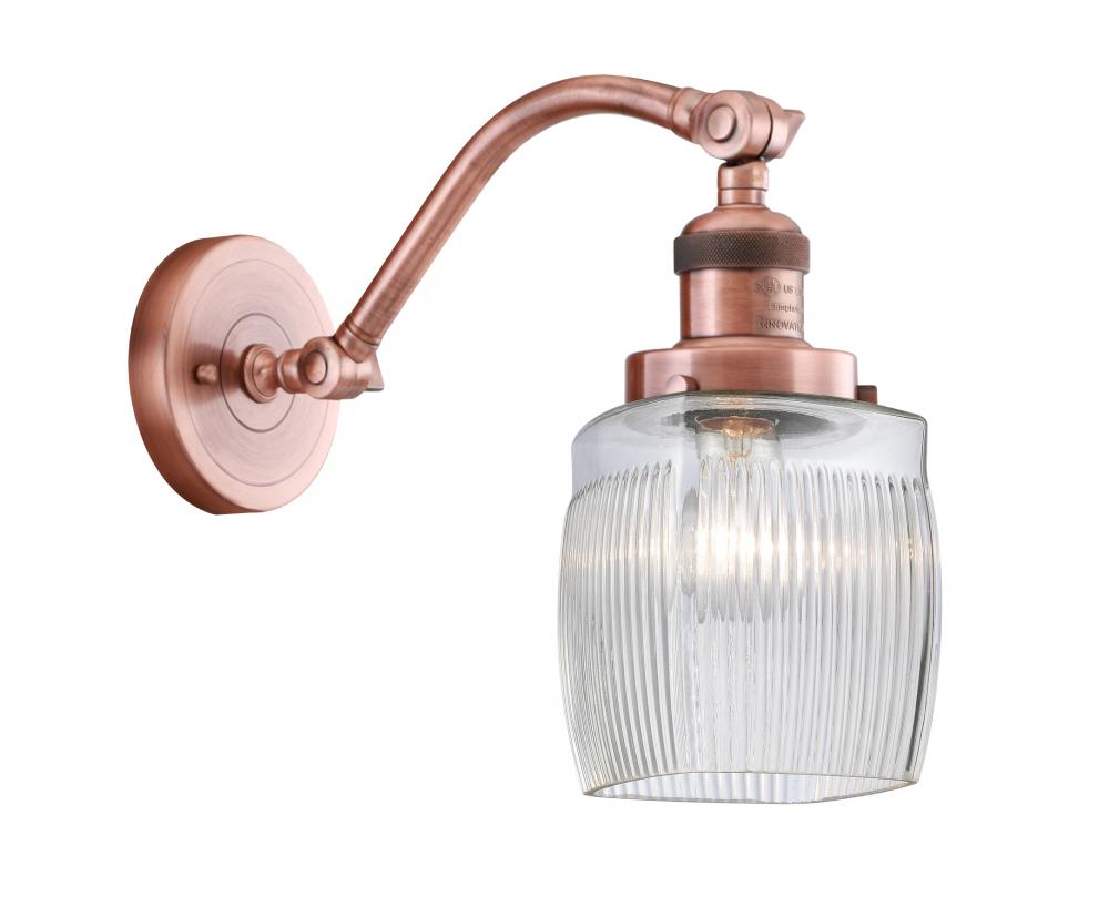 Colton - 1 Light - 6 inch - Antique Copper - Adjustable Sconce