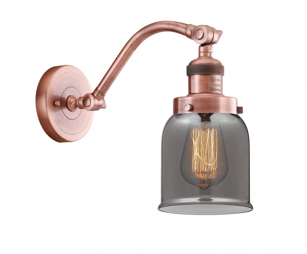 Bell - 1 Light - 5 inch - Antique Copper - Adjustable Sconce