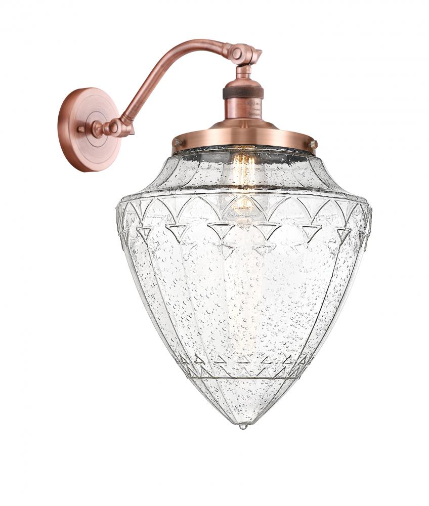 Bullet - 1 Light - 12 inch - Antique Copper - Adjustable Sconce