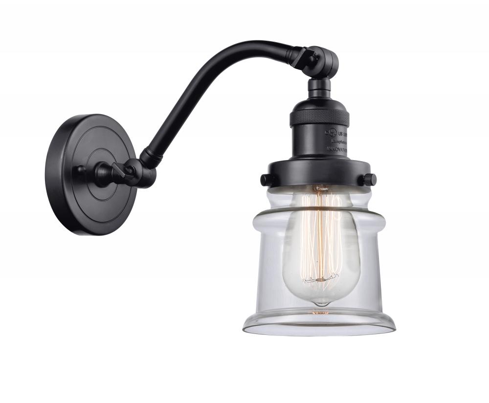 Canton - 1 Light - 7 inch - Matte Black - Adjustable Sconce