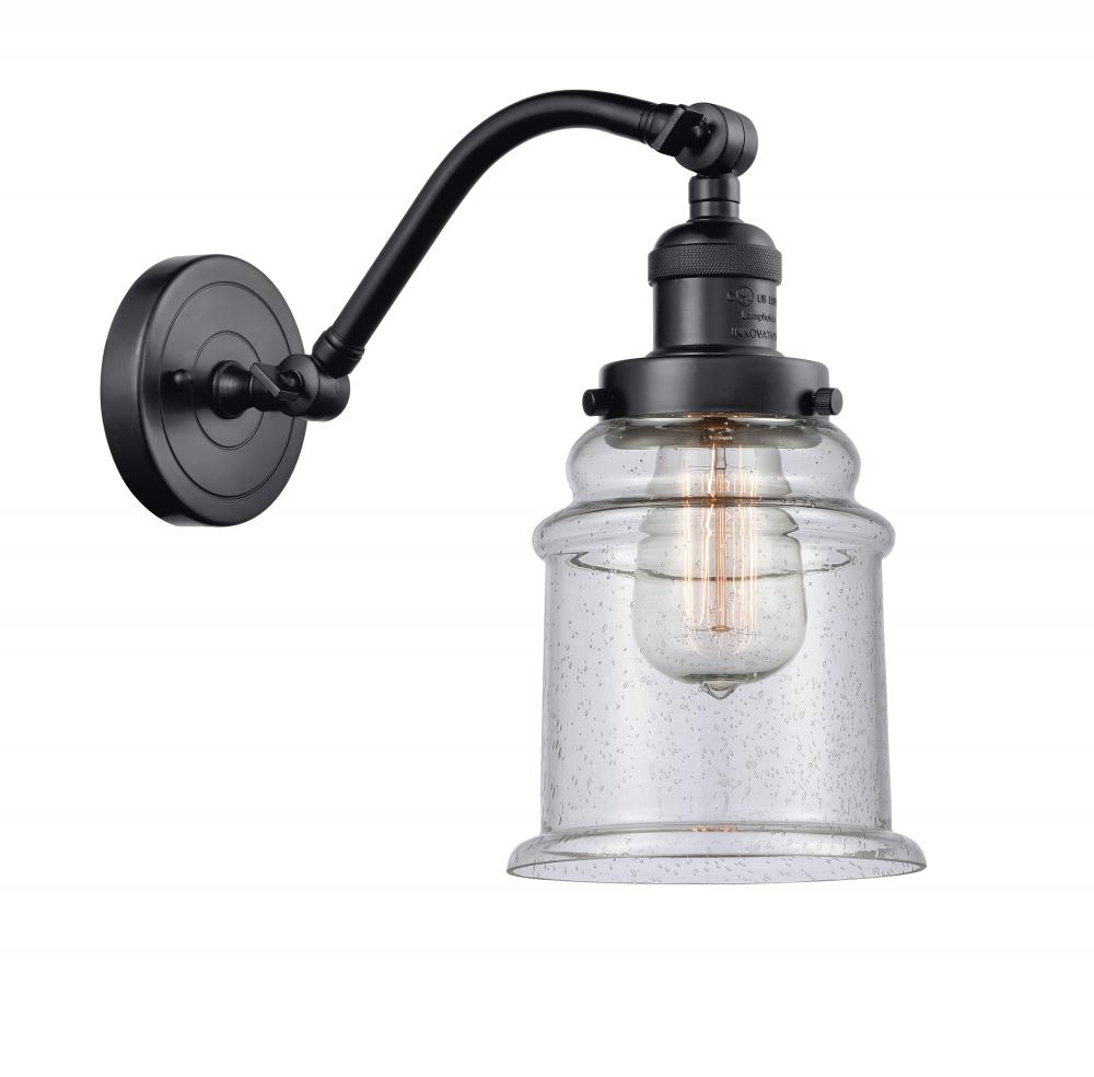 Canton - 1 Light - 6 inch - Matte Black - Adjustable Sconce