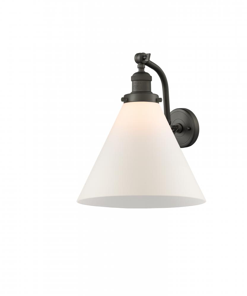 Cone - 1 Light - 12 inch - Oil Rubbed Bronze - Adjustable Sconce