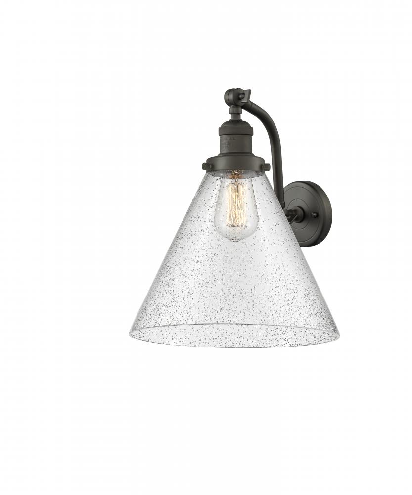 Cone - 1 Light - 12 inch - Oil Rubbed Bronze - Adjustable Sconce