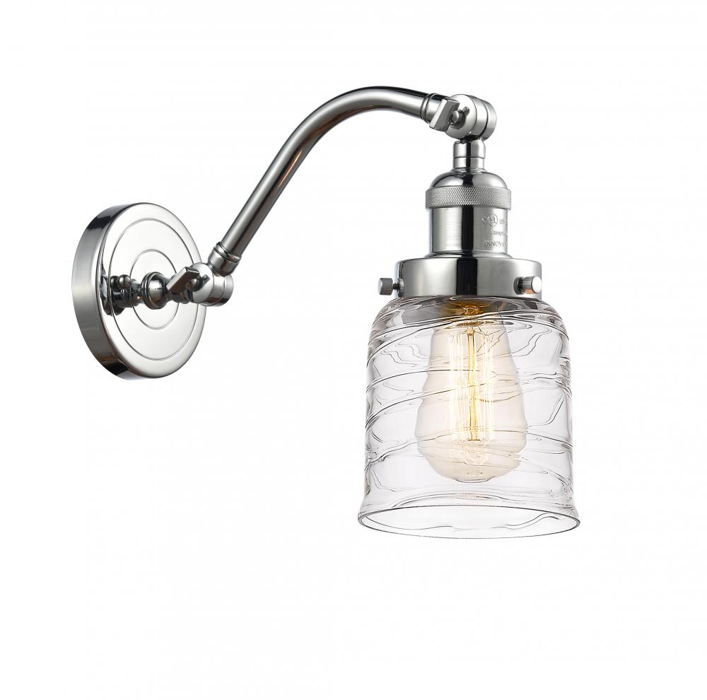 Bell - 1 Light - 5 inch - Polished Chrome - Adjustable Sconce