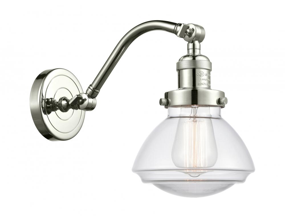Olean - 1 Light - 7 inch - Polished Nickel - Adjustable Sconce