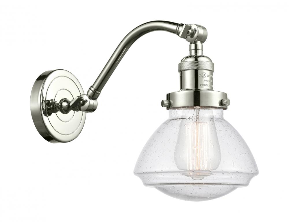 Olean - 1 Light - 7 inch - Polished Nickel - Adjustable Sconce