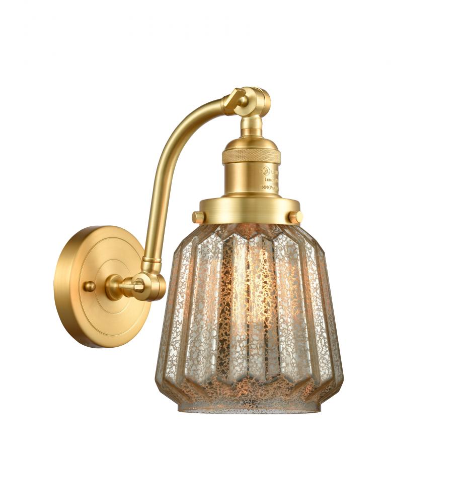 Chatham - 1 Light - 7 inch - Satin Gold - Adjustable Sconce