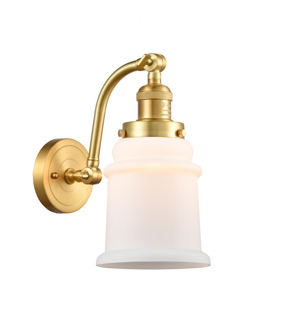 Canton - 1 Light - 6 inch - Satin Gold - Adjustable Sconce